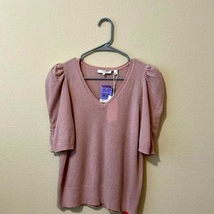 Vince V-Neck Short Sleeve Sweater - brand new!